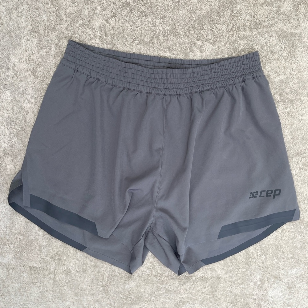 Cep women's Grey Performance Running Shorts workout hiking training loose fit L